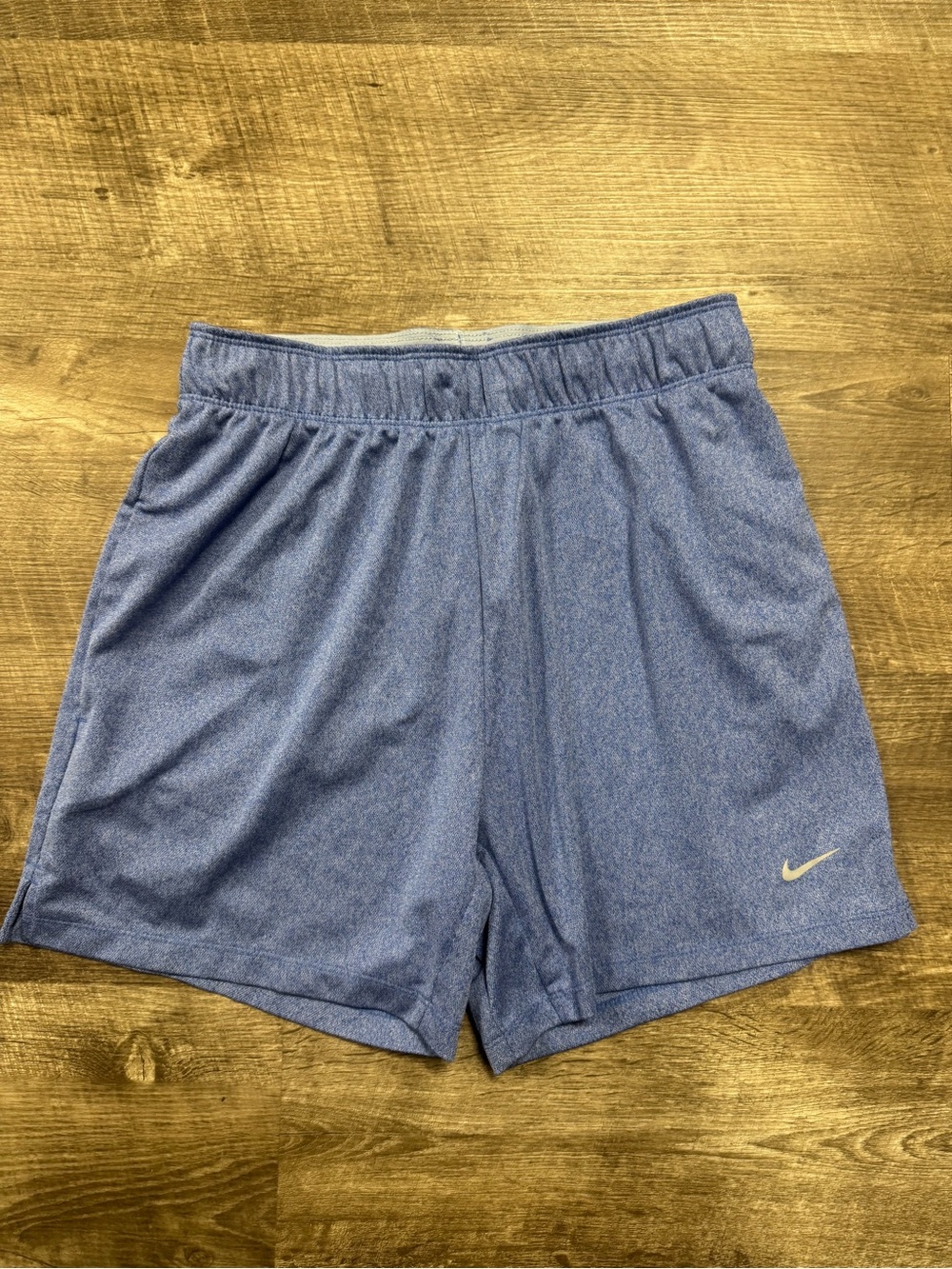 Nike Blue Athletic Shorts with Pockets Small